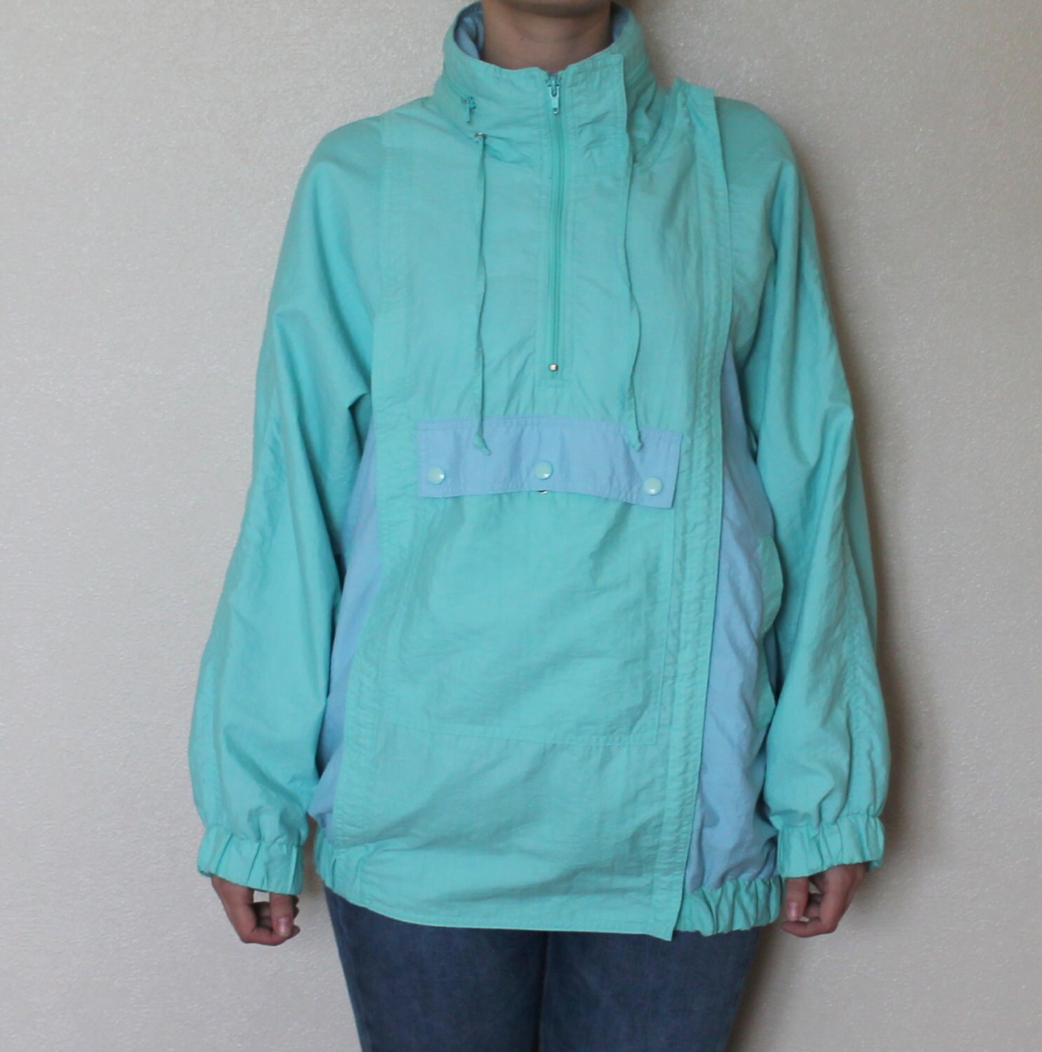 sky blue windbreaker
