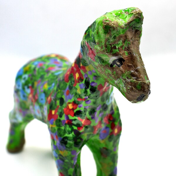 Paper Mache Animals Etsy