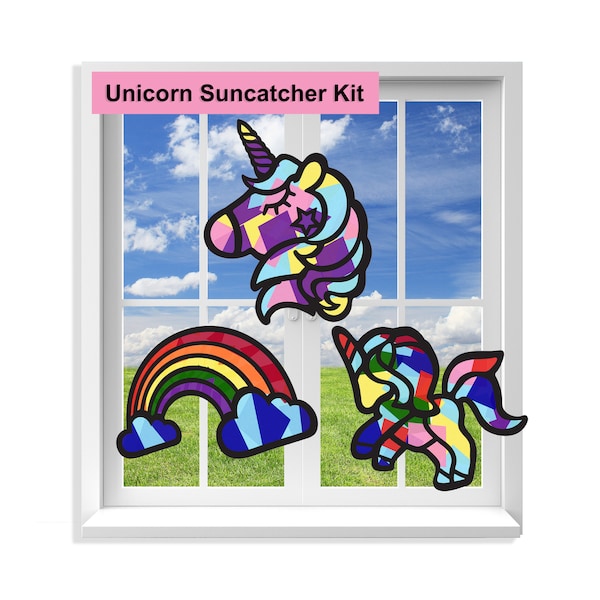 Unicorn Suncatcher Etsy