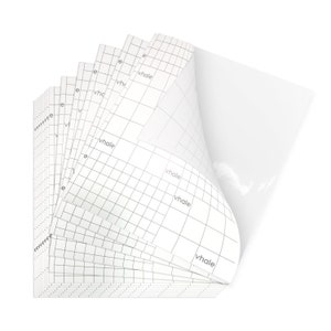 Glossy Clear Self-adhesive Laminating Sheet Contact Papers 7" X 8", 3.15 Mil Pack of 100
