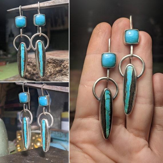 The bluest blue set of earrings