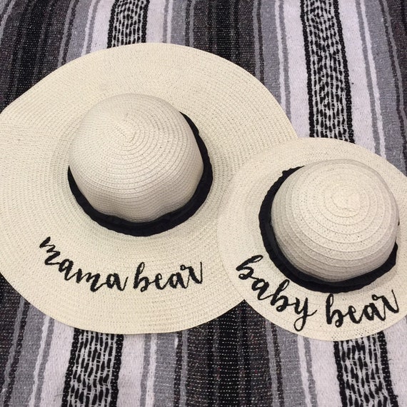 baby straw beach hat