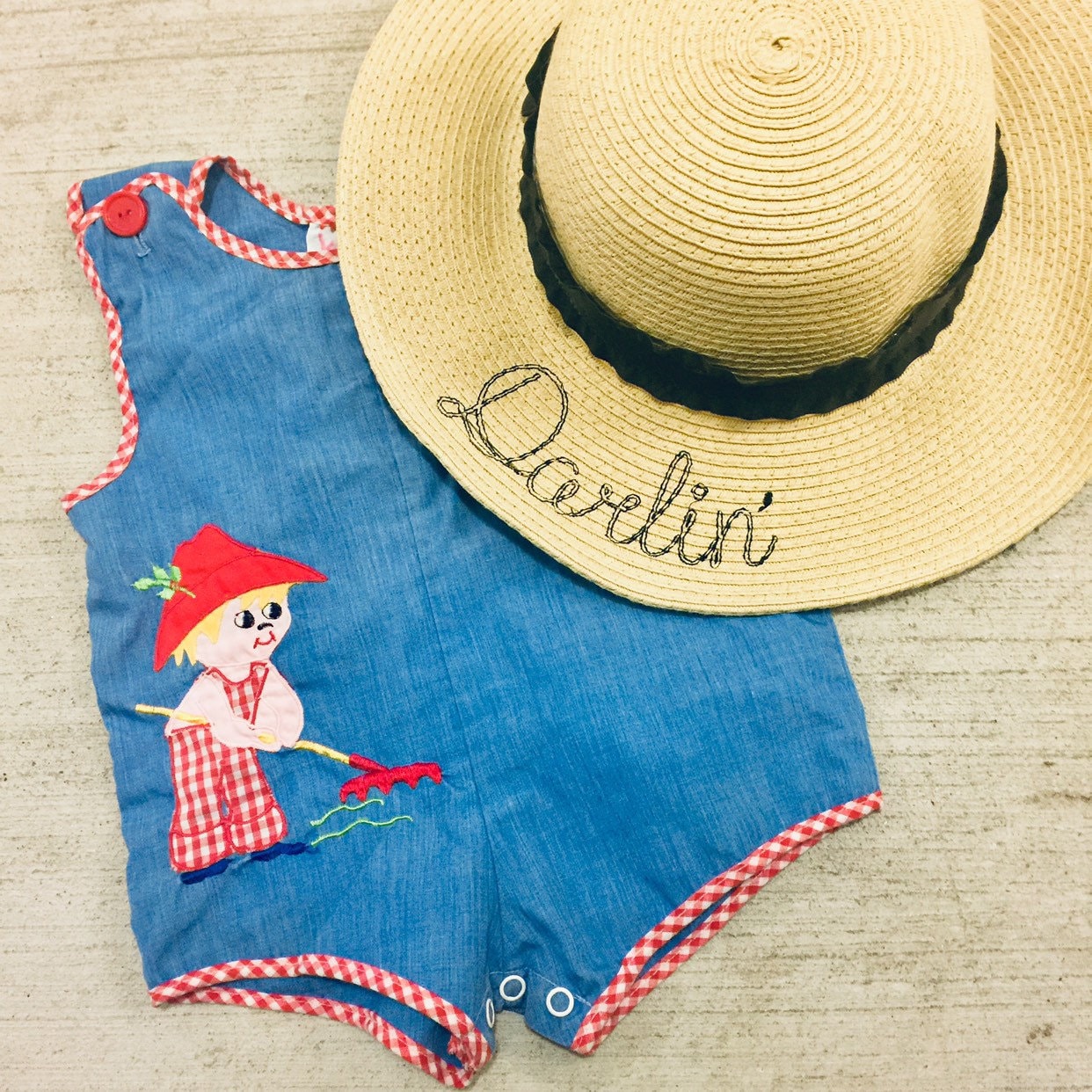 little girl floppy hat