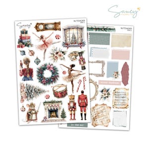 Nutcracker | Journaling | Sticker Kit | Bullet Journal Stickers | Journal Stickers | Planner Stickers | Journal Kit | Winter Stickers