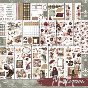 Masterpiece Decorative Sticker Kit | Journal Stickers | Journaling | Planner Stickers | Bujo | Planner | Autumn Stickers | Fall stickers