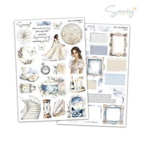 New Beginnings | Journaling | Sticker Kit | Bullet Journal Stickers | Journal Stickers | Planner Stickers | Journal Kit | Valentine Stickers