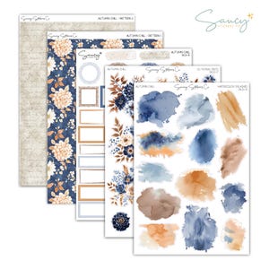 Autumn Chill Add ons | Journaling | Bullet Journal Stickers | Journal Stickers | Planner Stickers | Autumn Sticker | Fall stickers