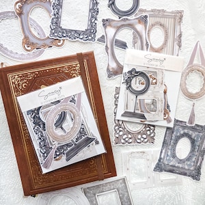 Charming Frames Sticker Die Cuts | Ephemera | Journaling | Scrapbook | Junk Journal | Stickers