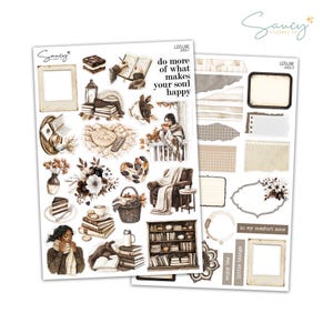 Leisure | Journaling | Sticker Kit | Bullet Journal Stickers | Journal Stickers | Planner Stickers | Journal Kit | Autumn Stickers