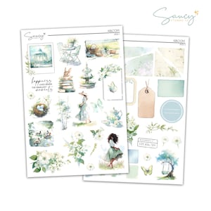 Abloom | Journaling | Sticker Kit | Bullet Journal Stickers | Journal Stickers | Planner Stickers | Journal Kit | Spring Stickers