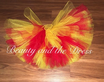 Red tutu, yellow tutu, halloween tutu, fire tutu, daniel tiger tutu, tutu