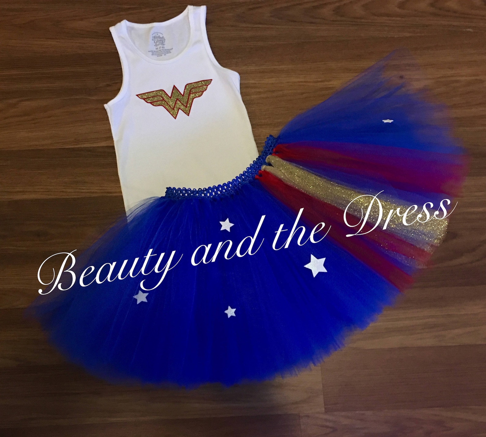 Wonder Woman, Wonder Woman tutu, Wonder Woman tutu set, Wonder Woman birthday, marvel inspired tutu, marvel tutu, Wonder Woman shirt