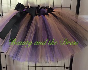 Halloween tutu, halloween tulle tutu, purple tutu, black tutu, orange tutu, fall tutu,