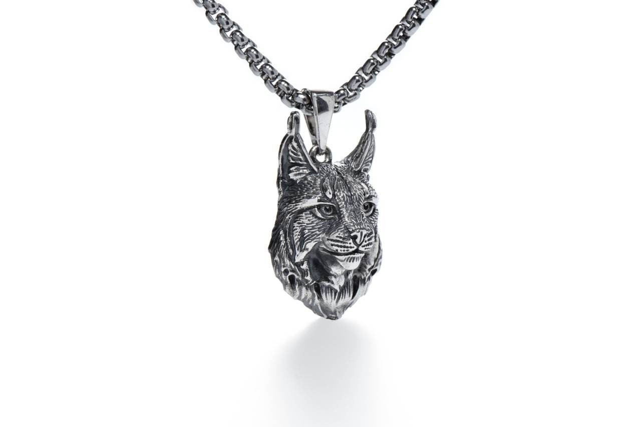Lynx Jewelry Lynx Necklace Bobcat Jewelry Cat Necklace Lynx Etsy