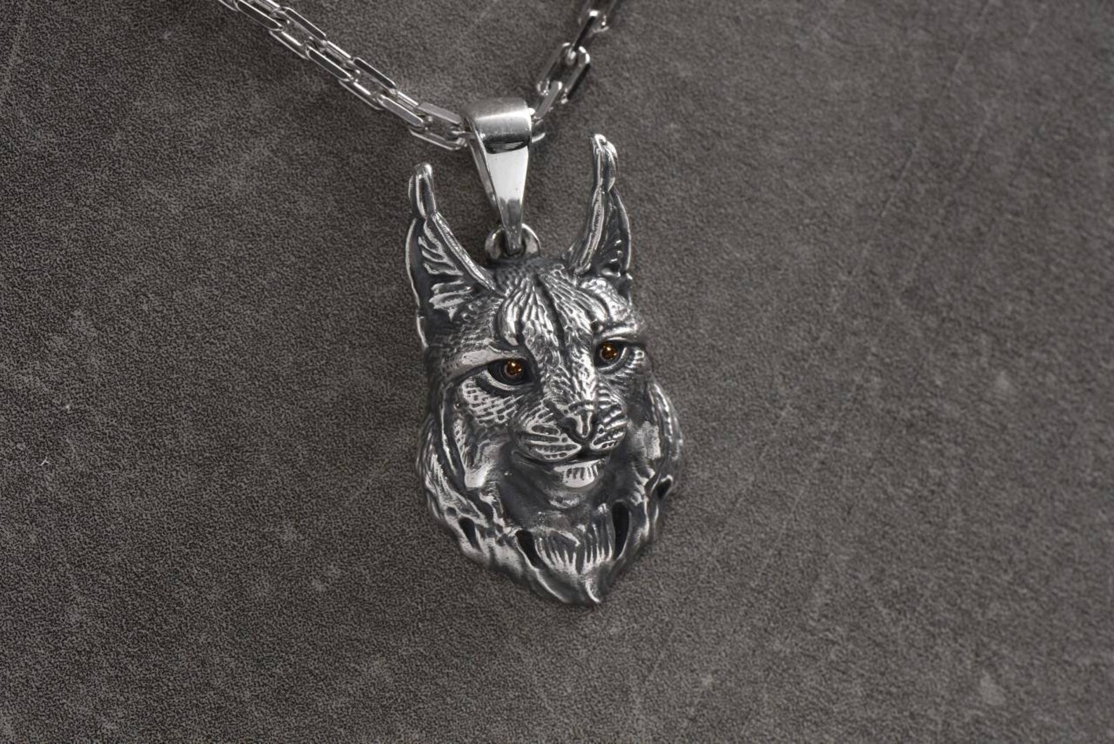 Lynx Jewelry Lynx Necklace Bobcat Jewelry Cat Necklace Lynx Etsy