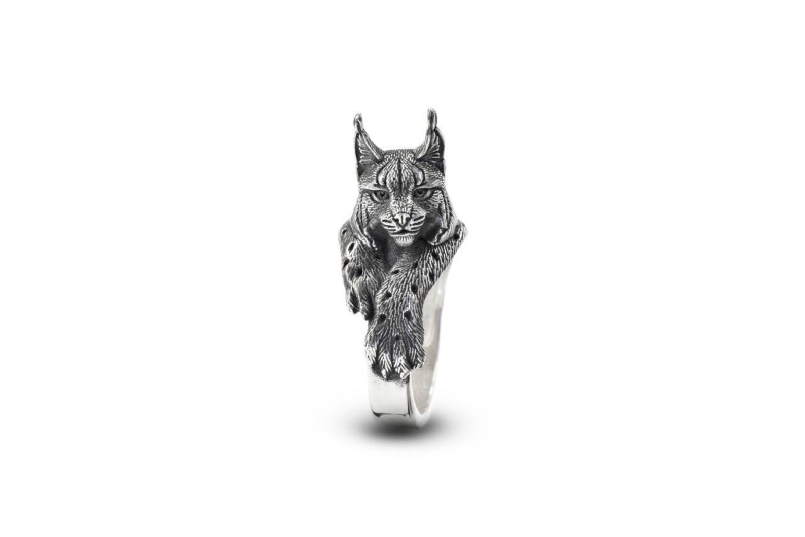 Lynx ring Lynx jewelry Maine Coon jewelry Bobcat ring Animal Etsy