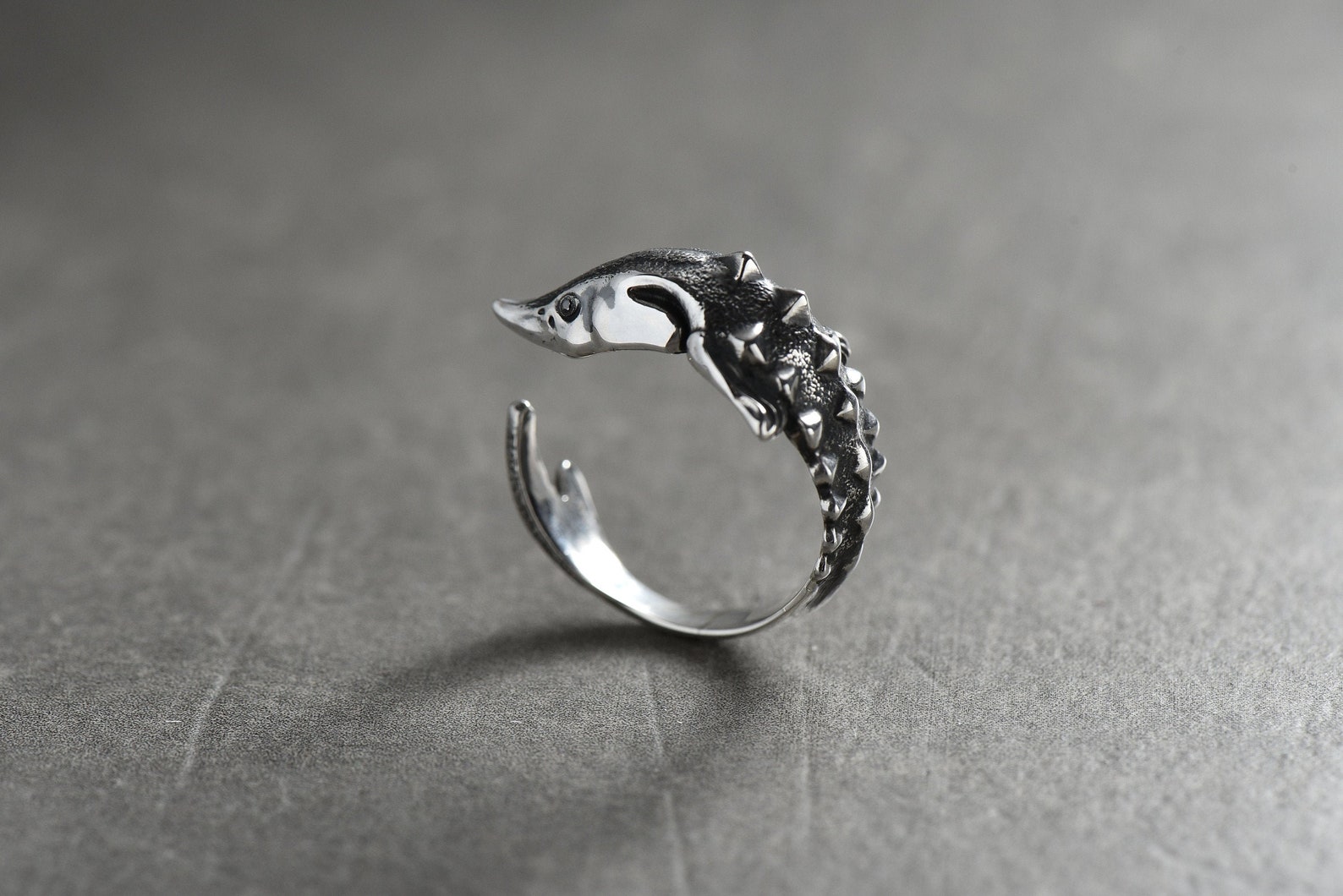 Sturgeon Fish Ring Sturgeon Ring Sturgeon Jewelry Fish Jewelry Etsy