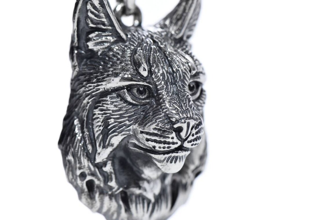 Lynx Jewelry Lynx Necklace Bobcat Jewelry Cat Necklace Lynx Etsy