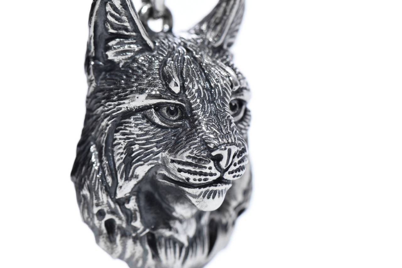 Lynx Jewelry Lynx Necklace Bobcat Jewelry Cat Necklace Lynx Etsy