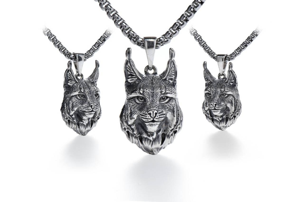 Lynx Jewelry Lynx Necklace Bobcat Jewelry Cat Necklace Lynx Etsy