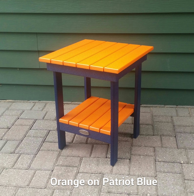 Poly Lumber Side Table Etsy