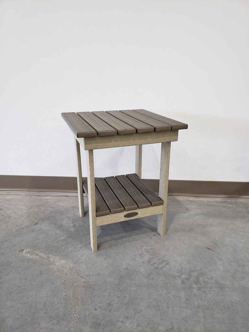 poly lumber furniture on Poly Lumber Side Table Etsy