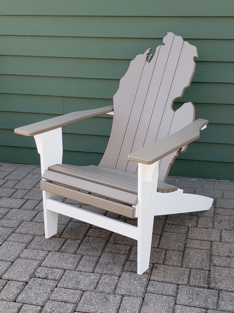 Poly Lumber Michigan Adirondack Chair Etsy