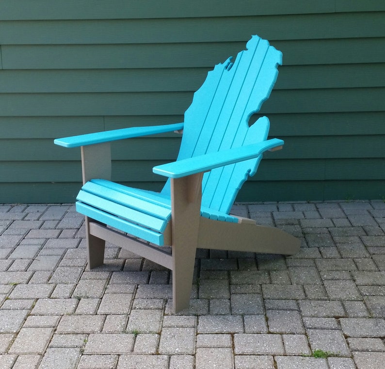 Poly Lumber Michigan Adirondack Chair Etsy
