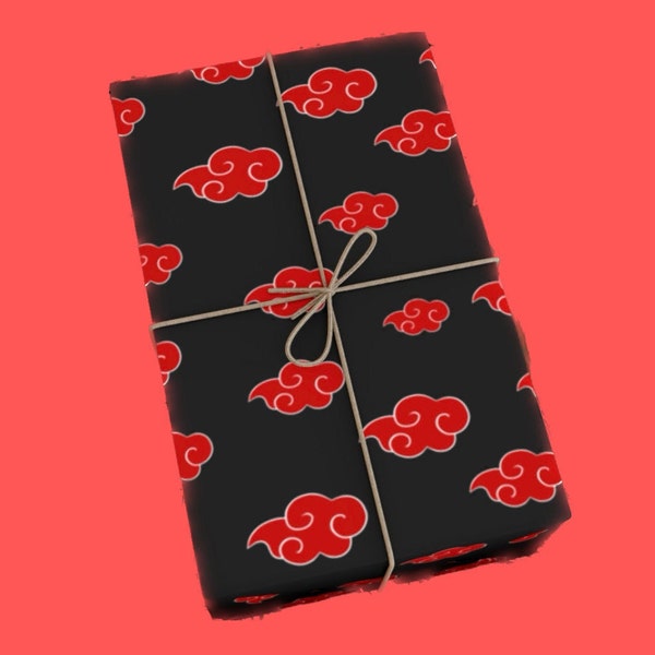 Anime Wrapping Paper Naruto Etsy