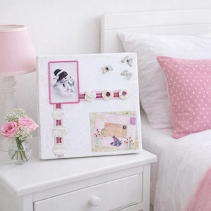 Handcrafted Decoupage Storage Box: Shabby Chic Butterflies & Birds