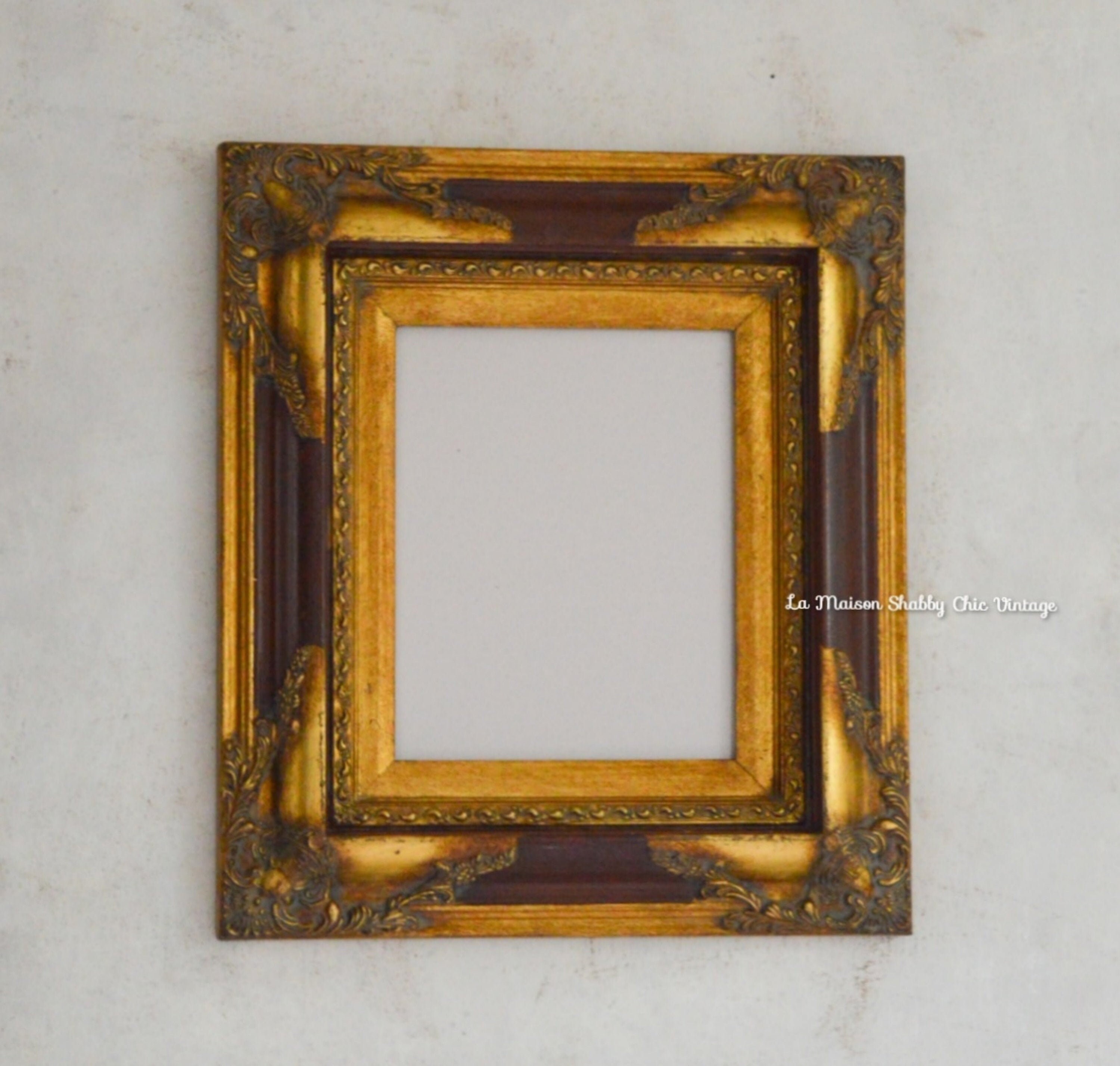 Large French Baroque Wall Photo Picture Frame Vintage Shabby Etsy