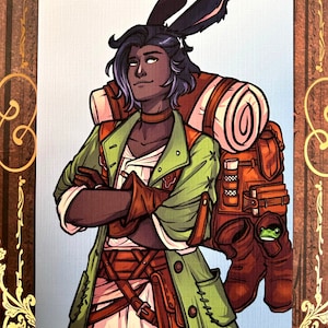 Final Fantasy XIV FFXIV FF14 Erenville 5x7 Art Print