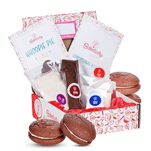 BAKETIVITY Kids Baking DIY Activity Kit - Bake Delicious WhoopiePie with Pre-Measured Ingredients – Best Gift Idea for Boys and Girls, 4-12