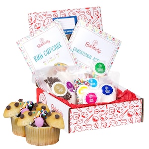Baketivity Kids Baking DIY Activity Kit - Bake Delicious Bug Cupcakes with Pre-Measured Ingredients – Best Gift Idea for Boys and Girls 6-12