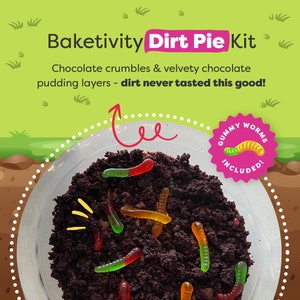 BAKETIVITY Dirt Pie Kids Baking Kit | Delicious Chocolate Cake Kids Baking Set for Girls & Boys | Baking Set with Pre-Measured Ingredients bild 6