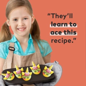Duff Goldman DIY Bakpakket voor Kinderen - Bak eenhoorn-regenboogkoekjes met afgemeten ingrediënten | Beste educatieve en activiteitenkit voor kinderen afbeelding 4