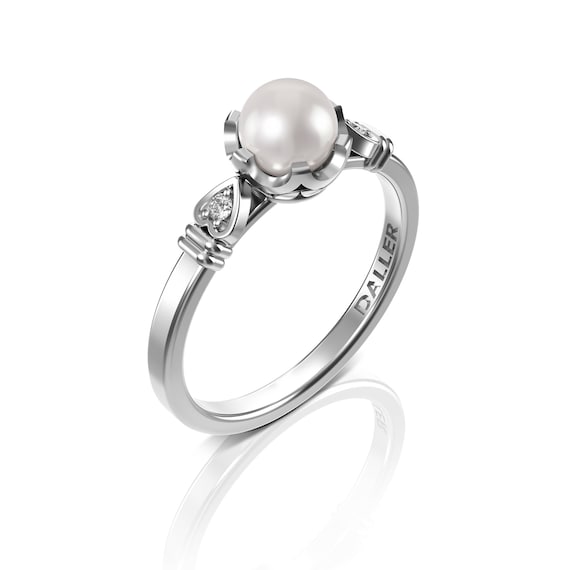 White pearl ring sale price