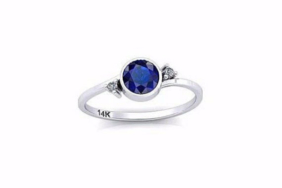 Stackable September Birthstone Ring 