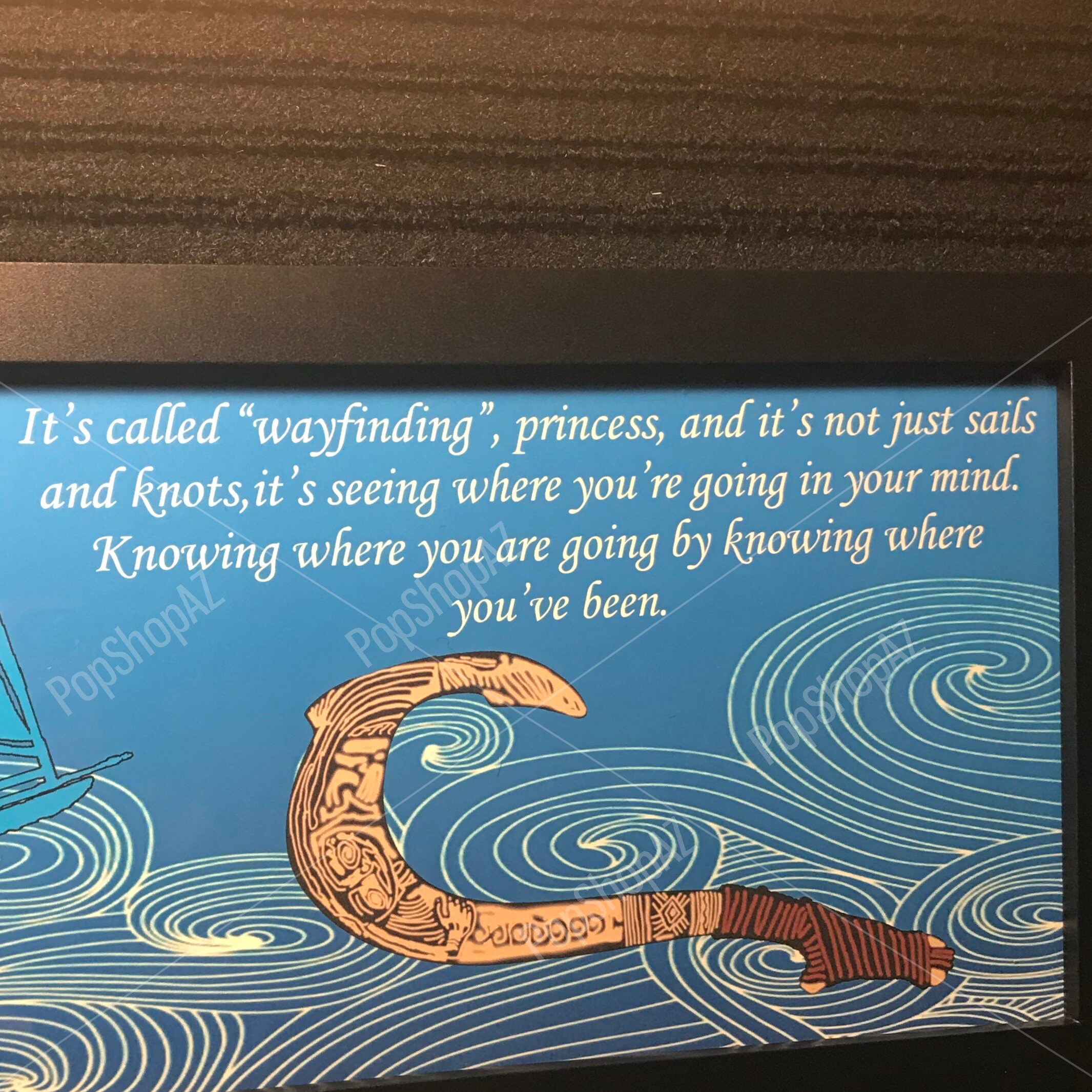 Moana Maui geïnspireerd wayfinding citaat Moana art Moana