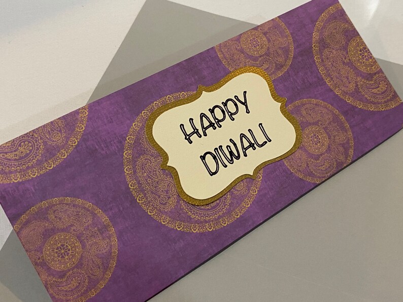 Diwali Money Gift Envelopes 3 x 7 Indian Design Cardstock Etsy