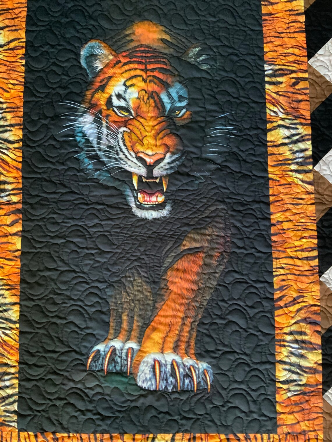Tiger Panel Quilt Livraison gratuite Etsy