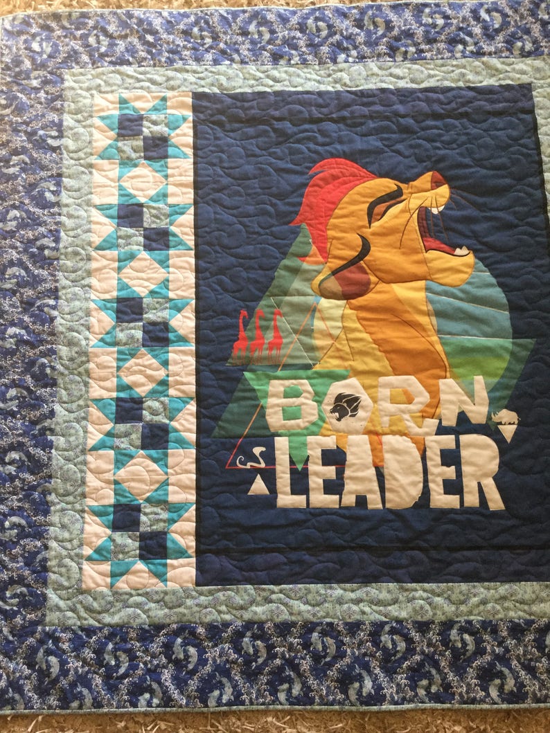 Born Leader Panel Quilt Lion Guard Quilt