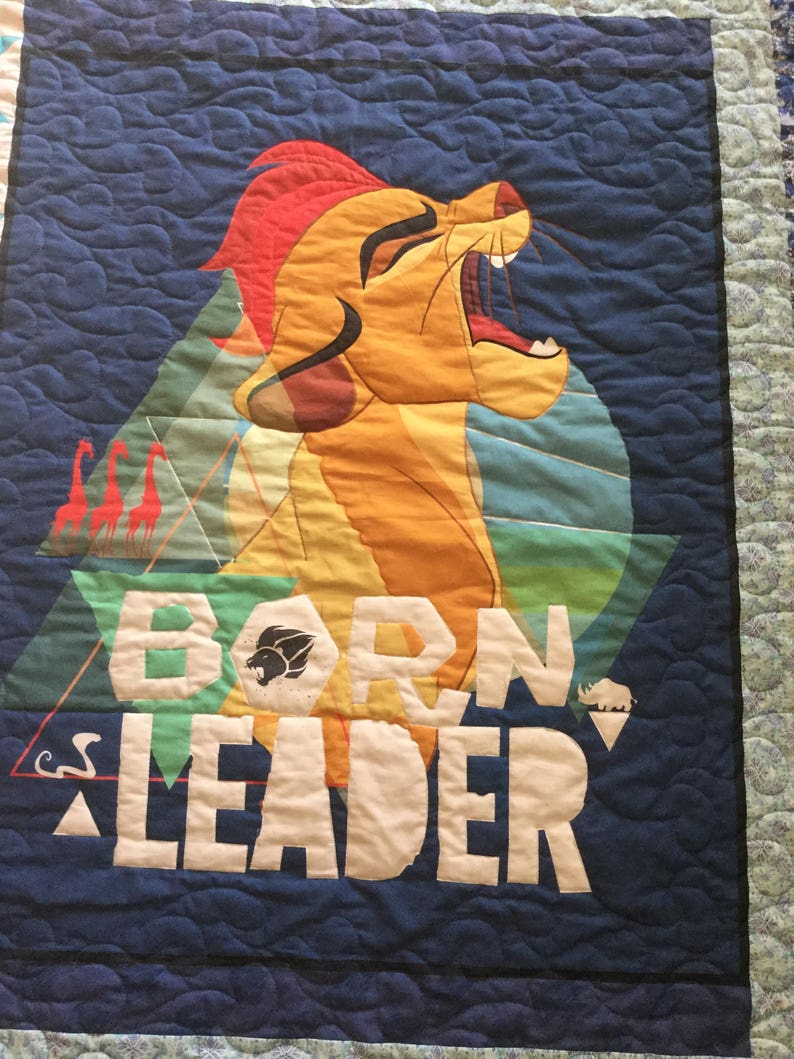 Born Leader Panel Quilt Lion Guard Quilt