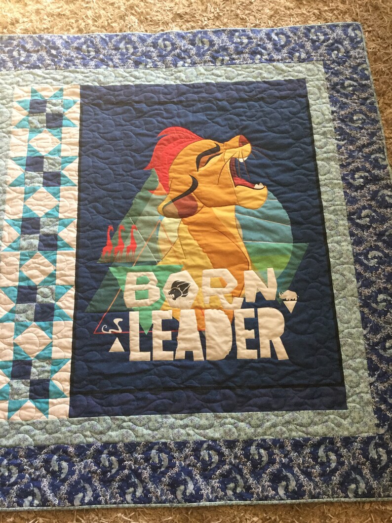 Born Leader Panel Quilt Lion Guard Quilt