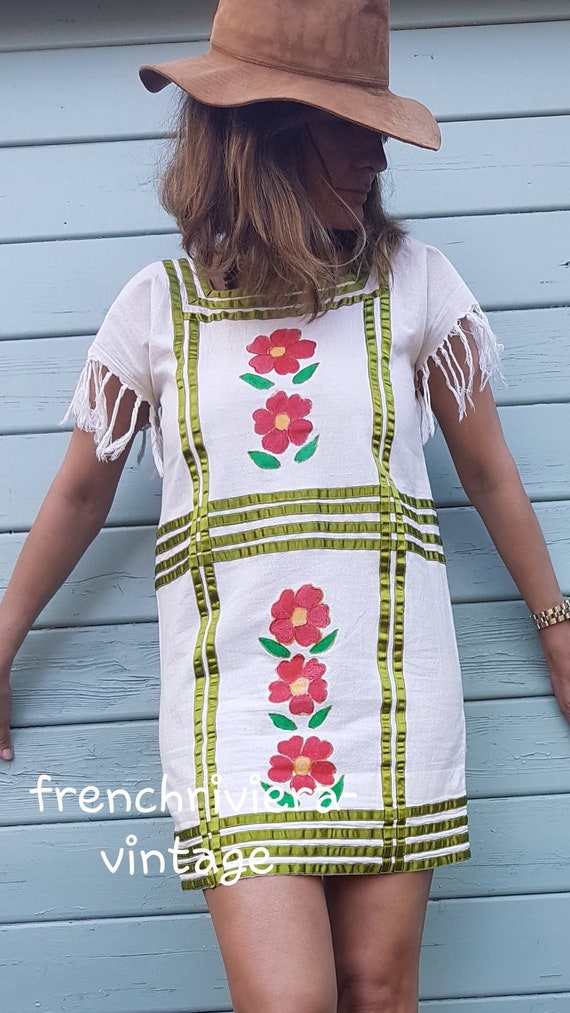 Cotton tunic tunic boheme tunic light tunic style