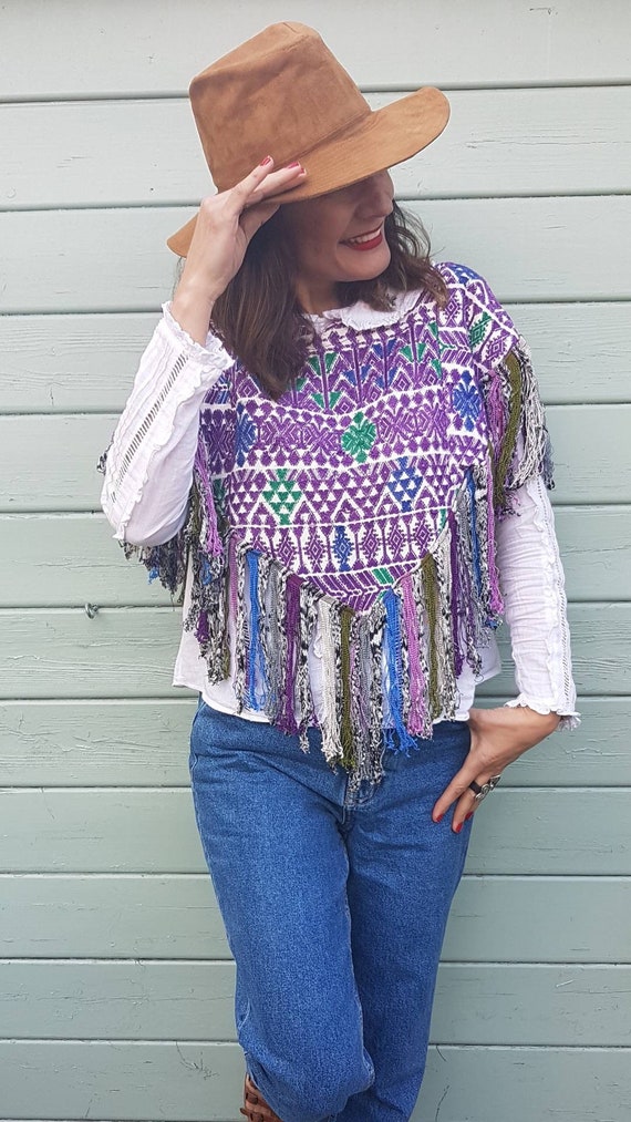 Mexican poncho poncho Cape boho poncho style hippi