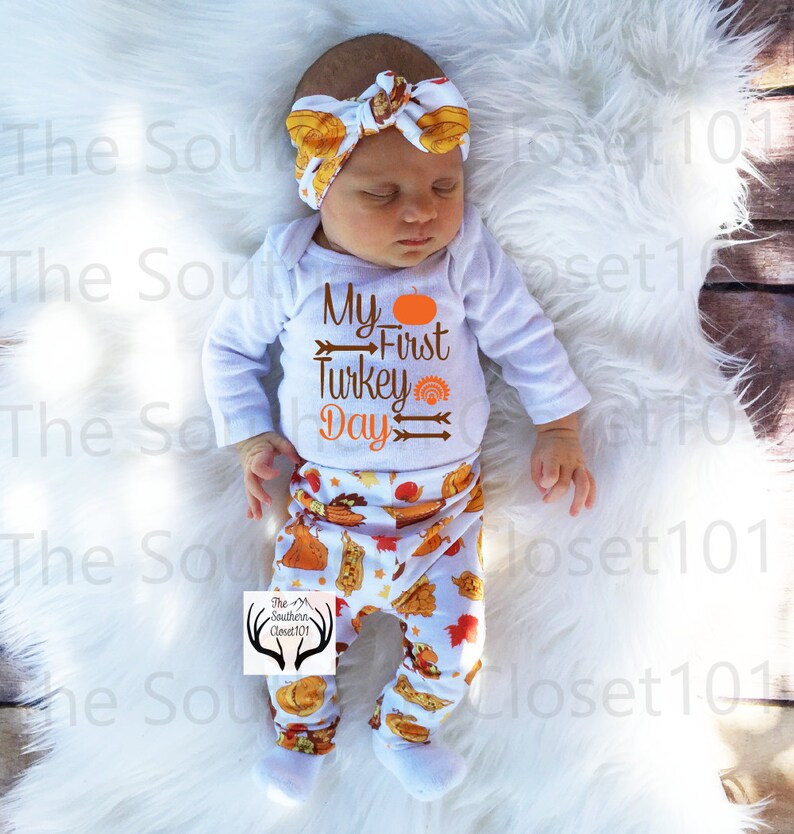 newborn thanksgiving outfit girl