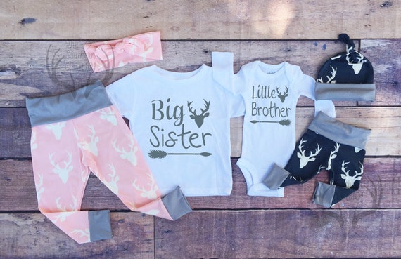 etsy big sister little brother outfits