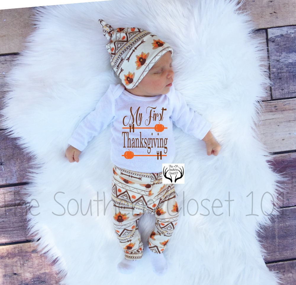 thanksgiving outfit for newborn girl