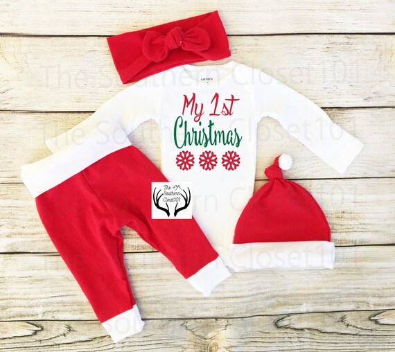 unisex newborn christmas outfit